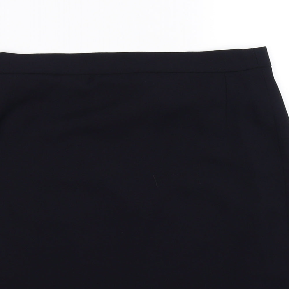Preworn Womens Blue   Straight & Pencil Skirt Size 30 in