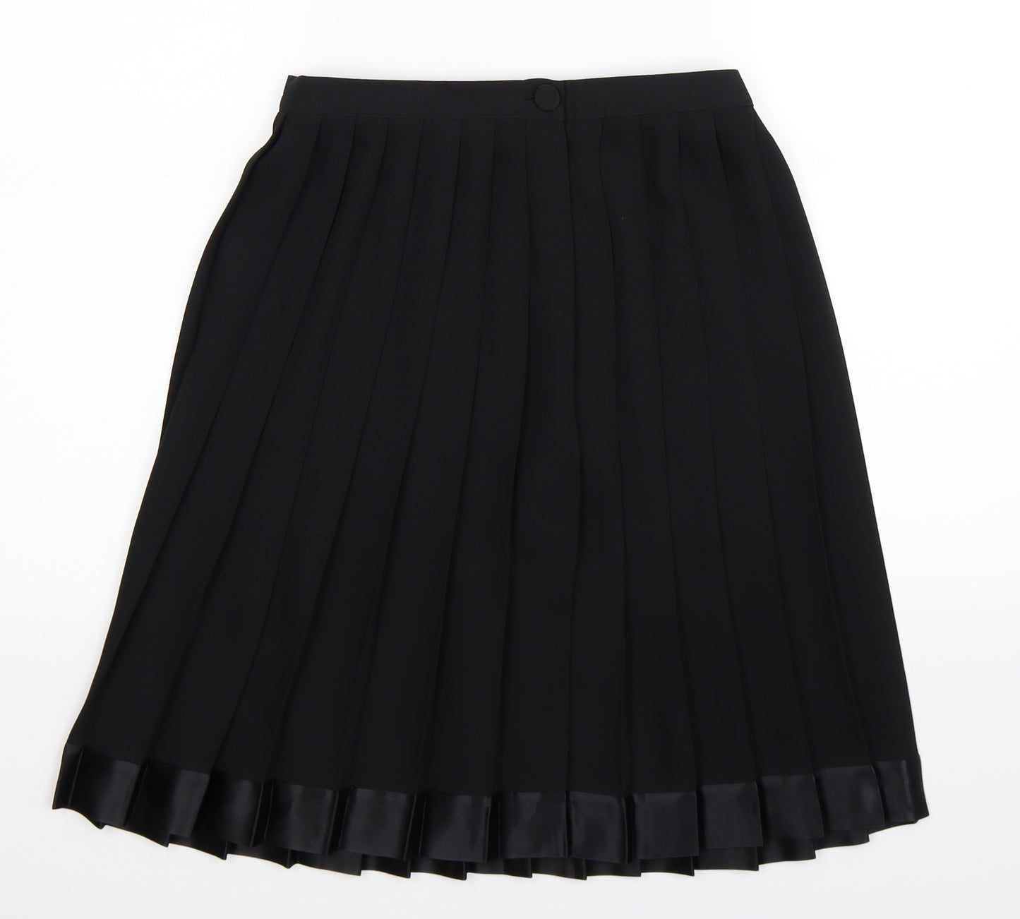 Richards Womens Black   Pleated Skirt Size 12
