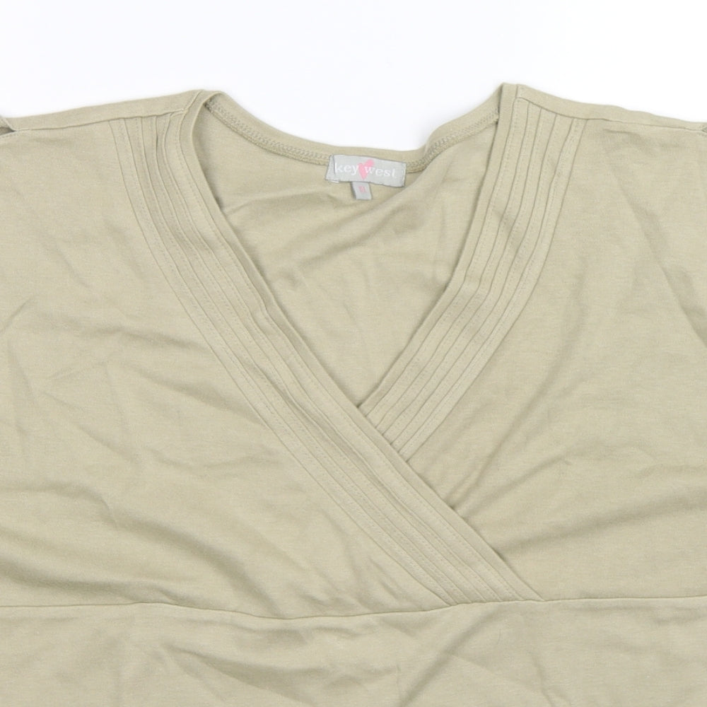 Key West Womens Green   Basic T-Shirt Size 18