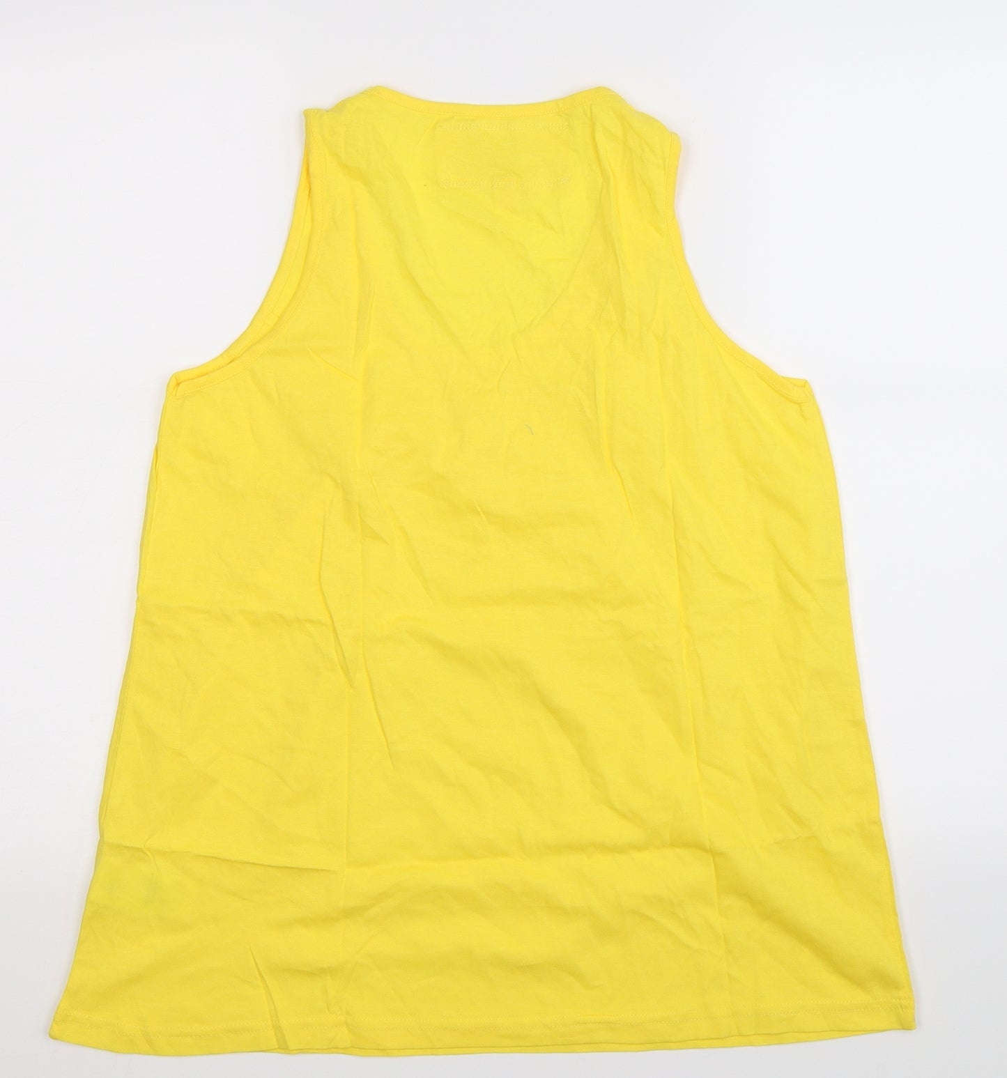 Urban Boutique Womens Yellow   Basic Tank Size 16