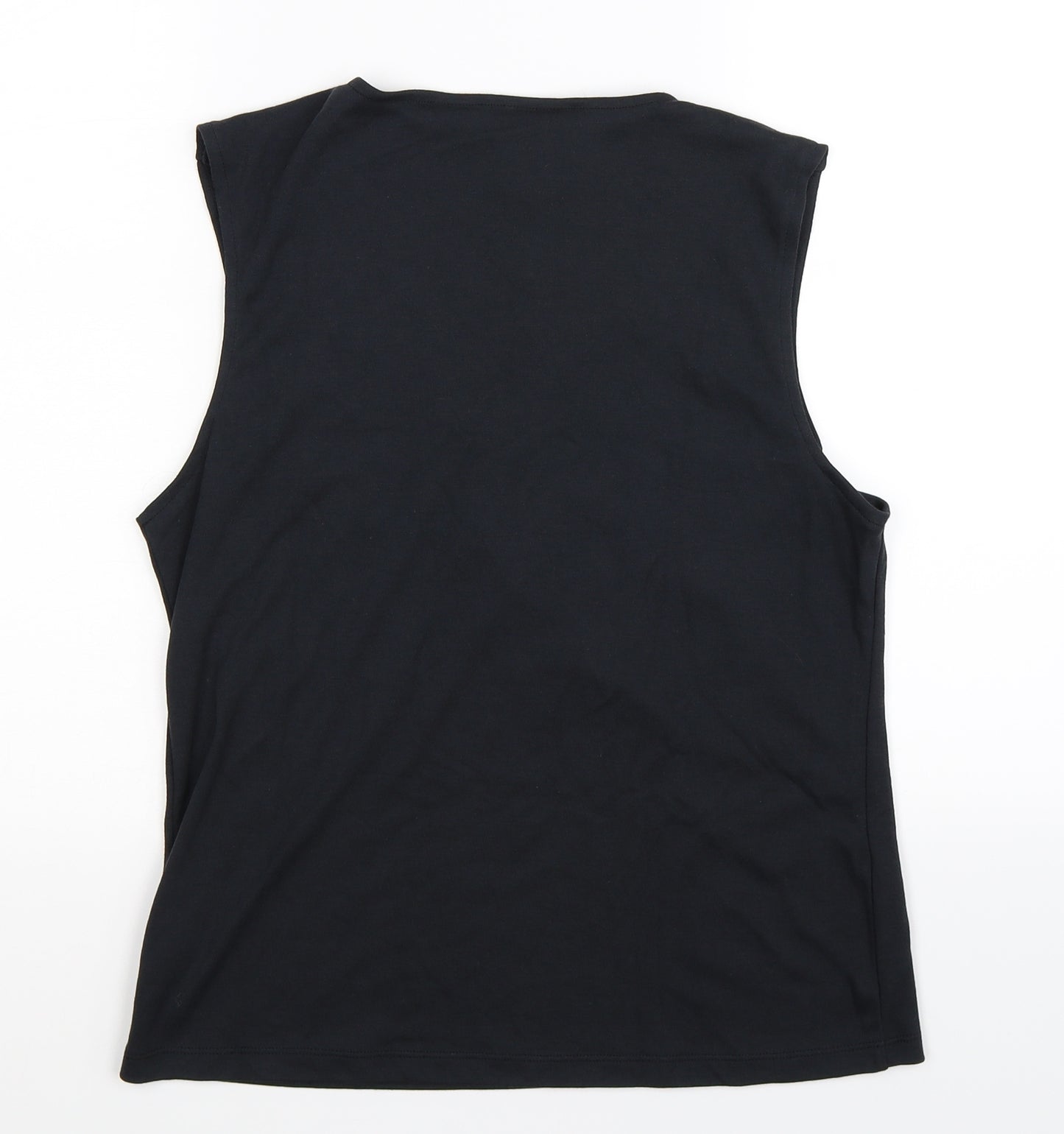 Donna Lewis Womens Blue   Basic Tank Size L