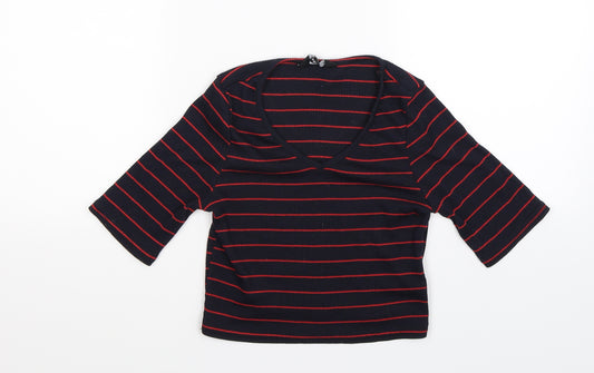 New Look Girls Blue Striped  Pullover Jumper Size 14-15 Years