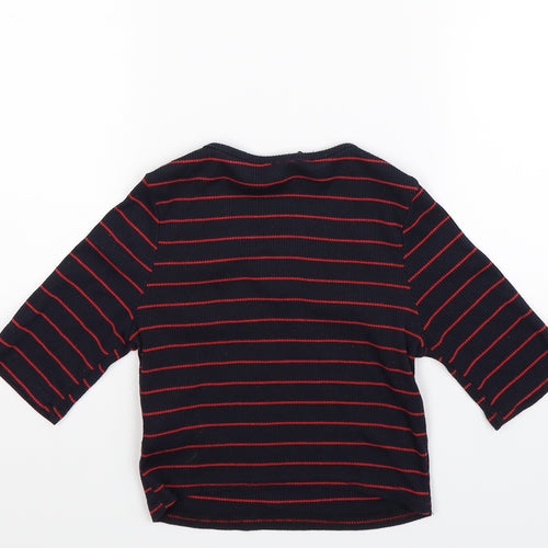New Look Girls Blue Striped  Pullover Jumper Size 14-15 Years