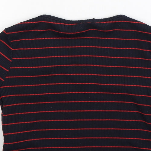 New Look Girls Blue Striped  Pullover Jumper Size 14-15 Years