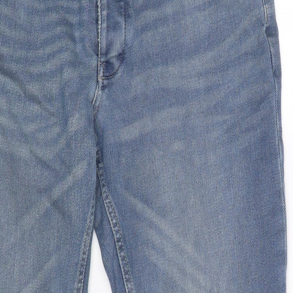 ACW85 Mens Blue  Denim Straight Jeans Size 36 L30 in