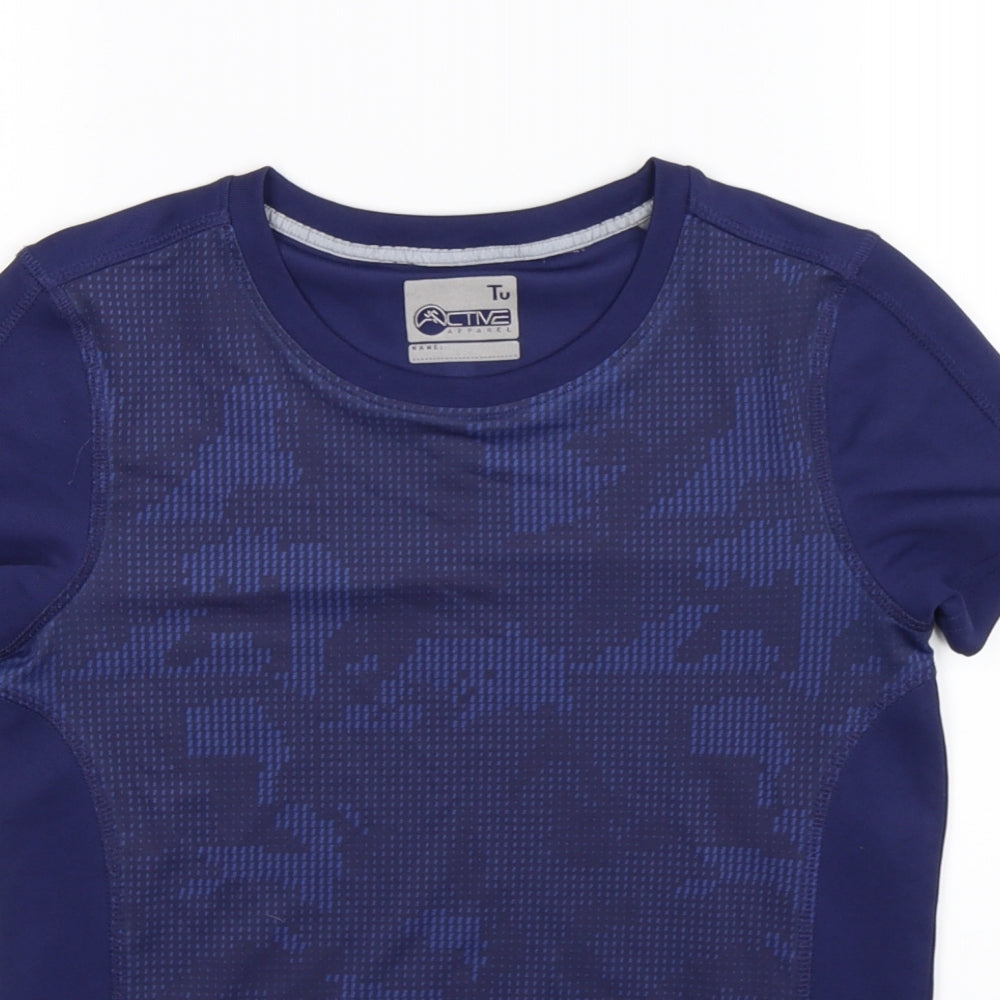 TU Boys Blue   Jersey T-Shirt Size 12 Years