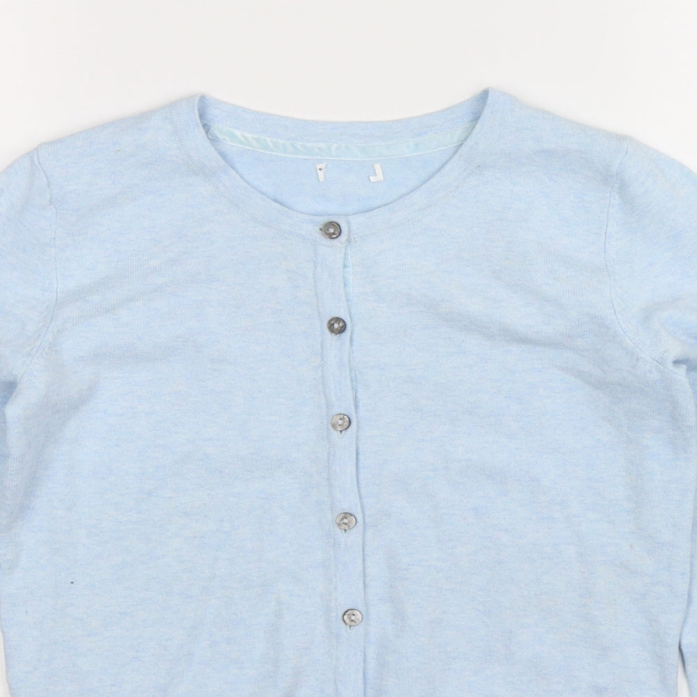 NEXT Girls Blue  Knit Cardigan Jumper Size 11 Years