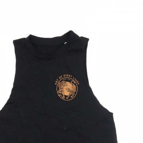 Art Of Eight Limbs Mens Black    T-Shirt Size S