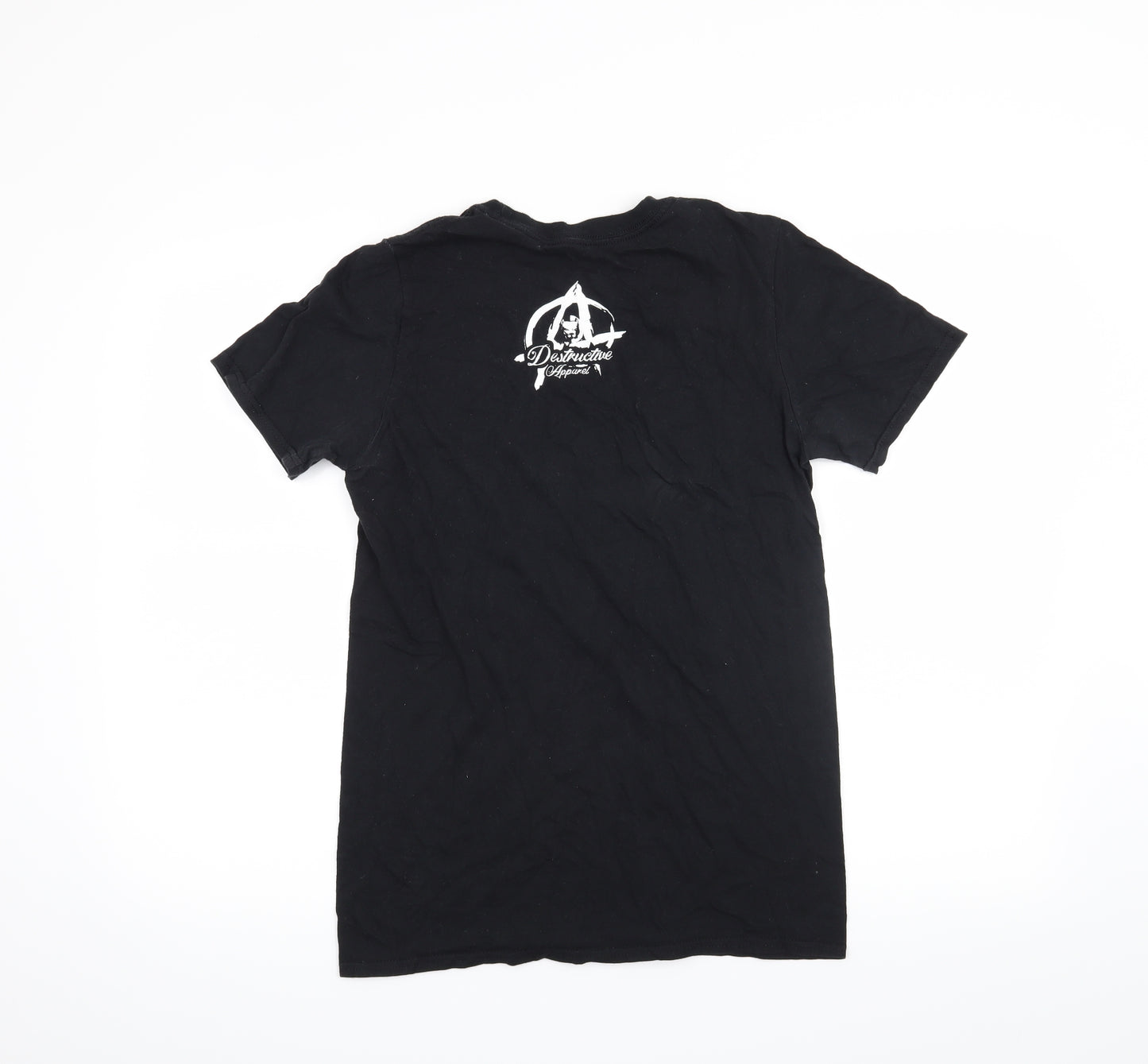 Destructive Apparel Mens Black    T-Shirt Size S