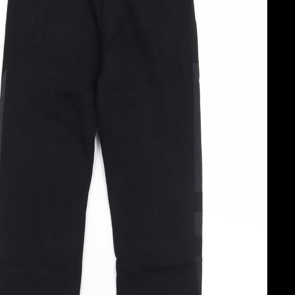 H&M Boys Black   Jogger Trousers Size 9 Years