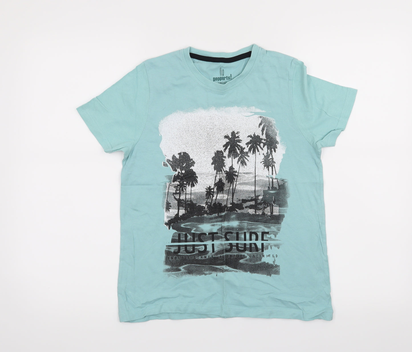 Pepperts! Boys Blue   Basic T-Shirt Size 10-11 Years