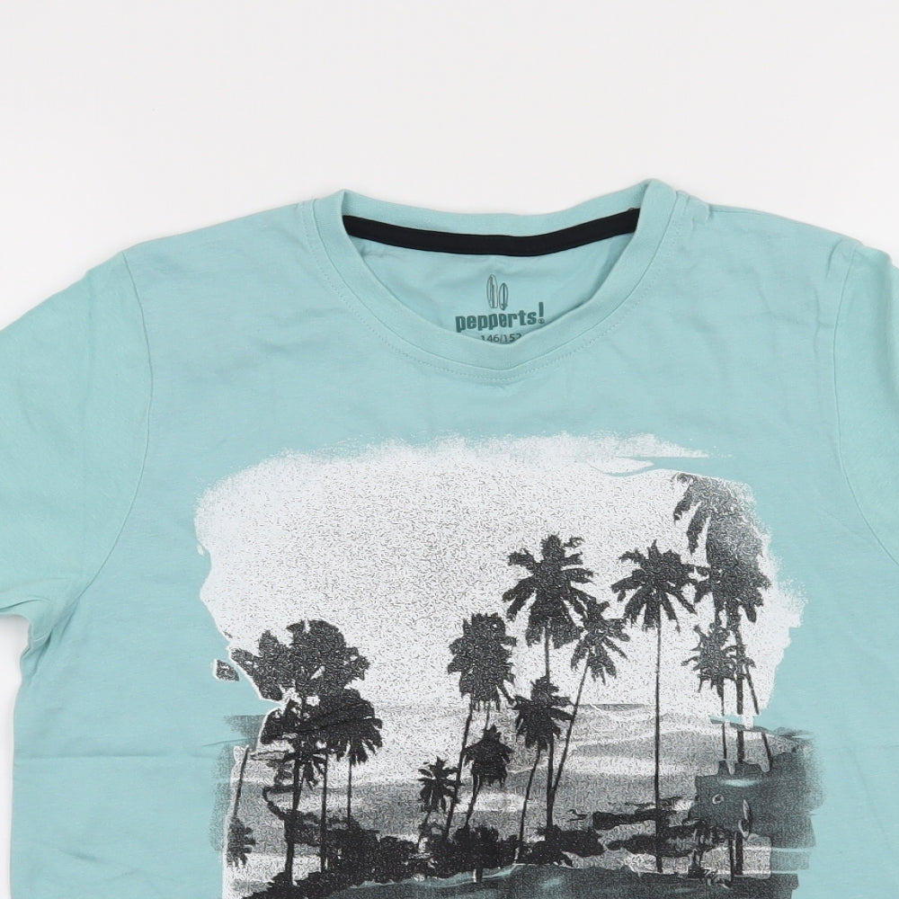 Pepperts! Boys Blue   Basic T-Shirt Size 10-11 Years