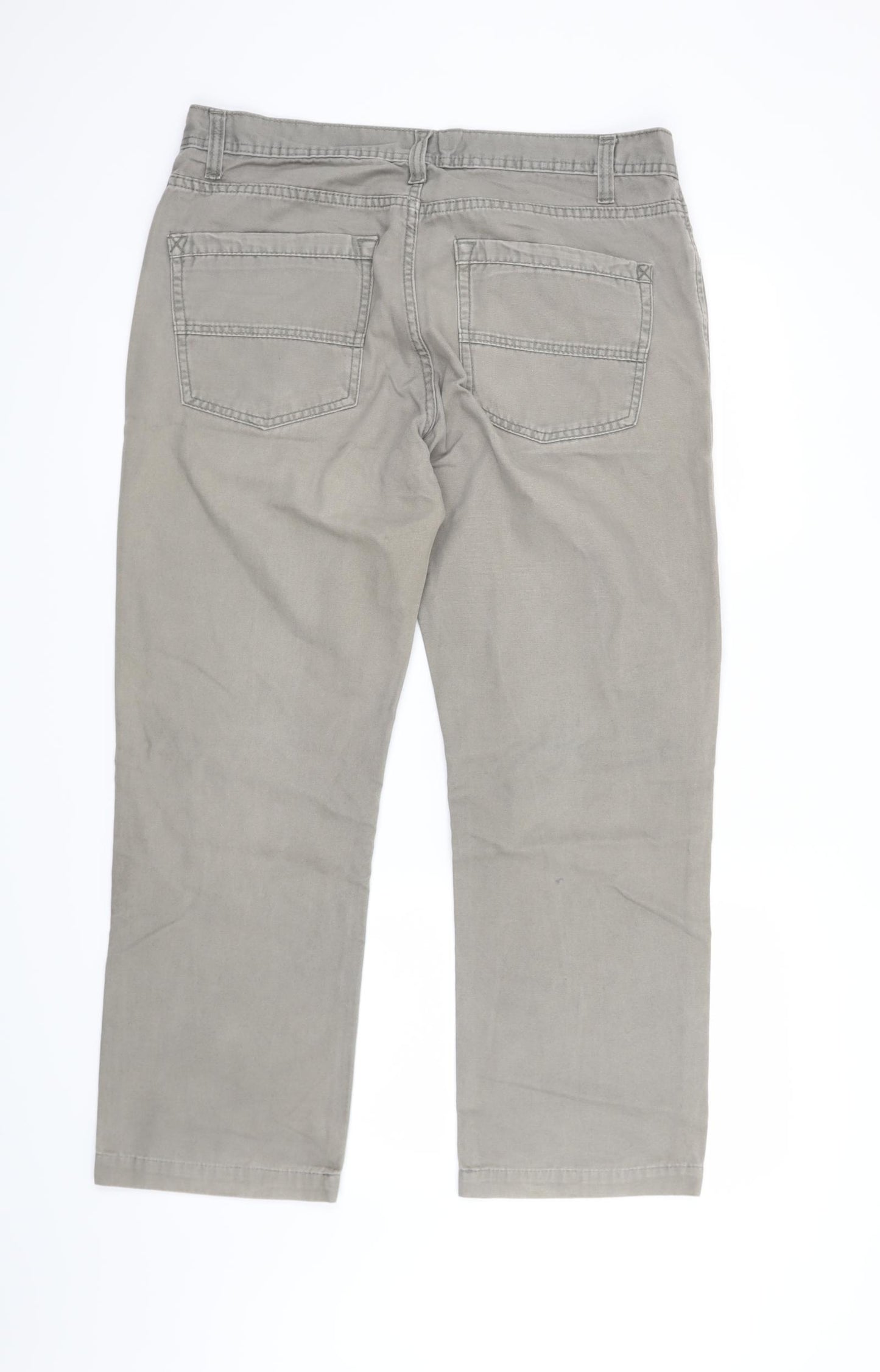 F&F Mens Grey   Straight Jeans Size 34 in L30 in
