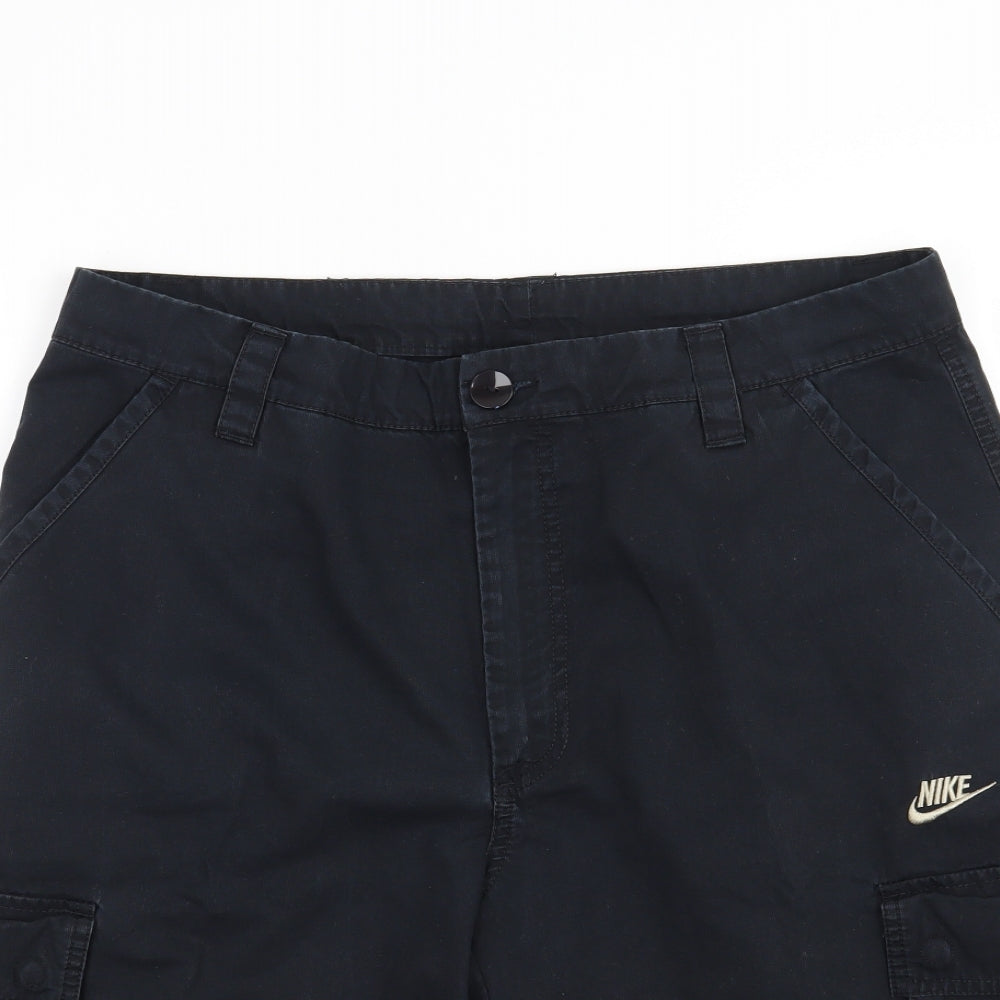Nike Mens Black   Cargo Shorts Size M