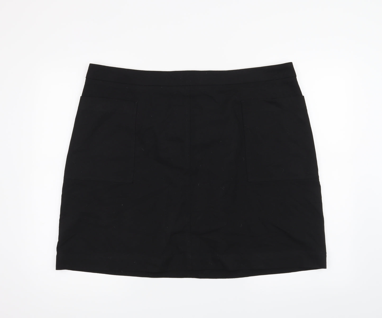 NEXT Womens Black   A-Line Skirt Size 20