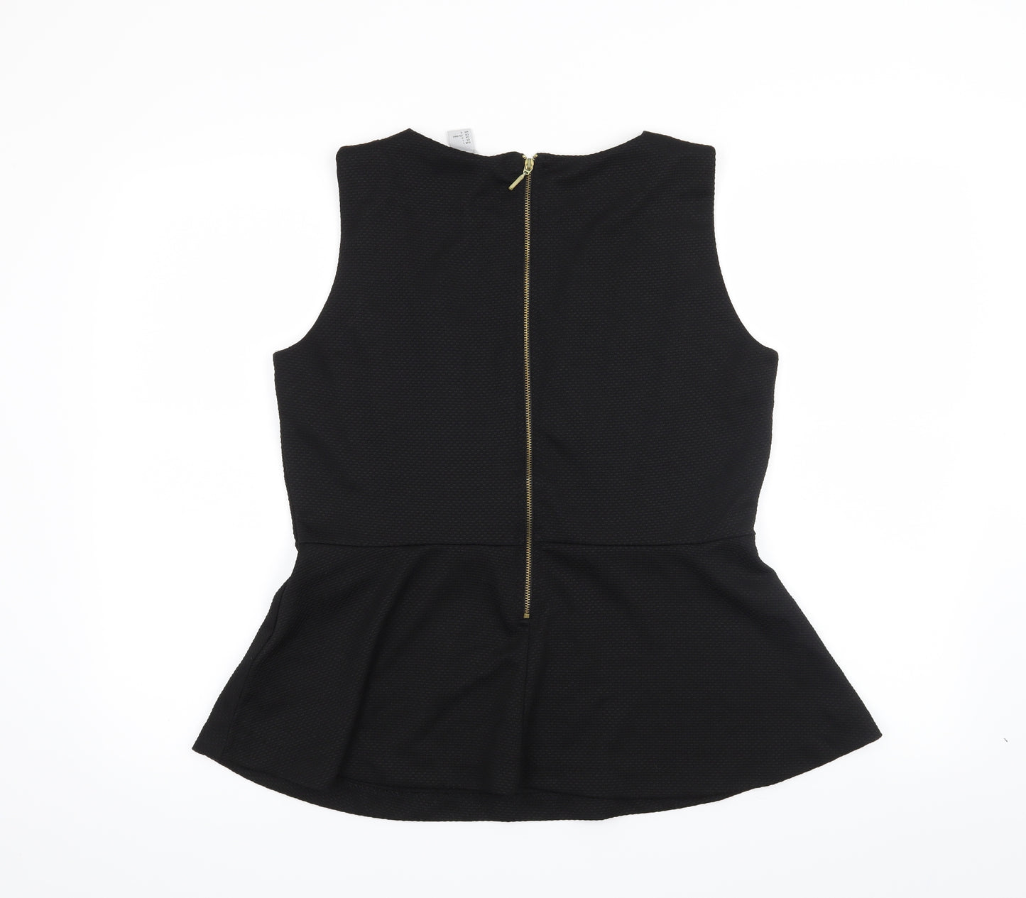 H&M Womens Black   Basic Blouse Size L