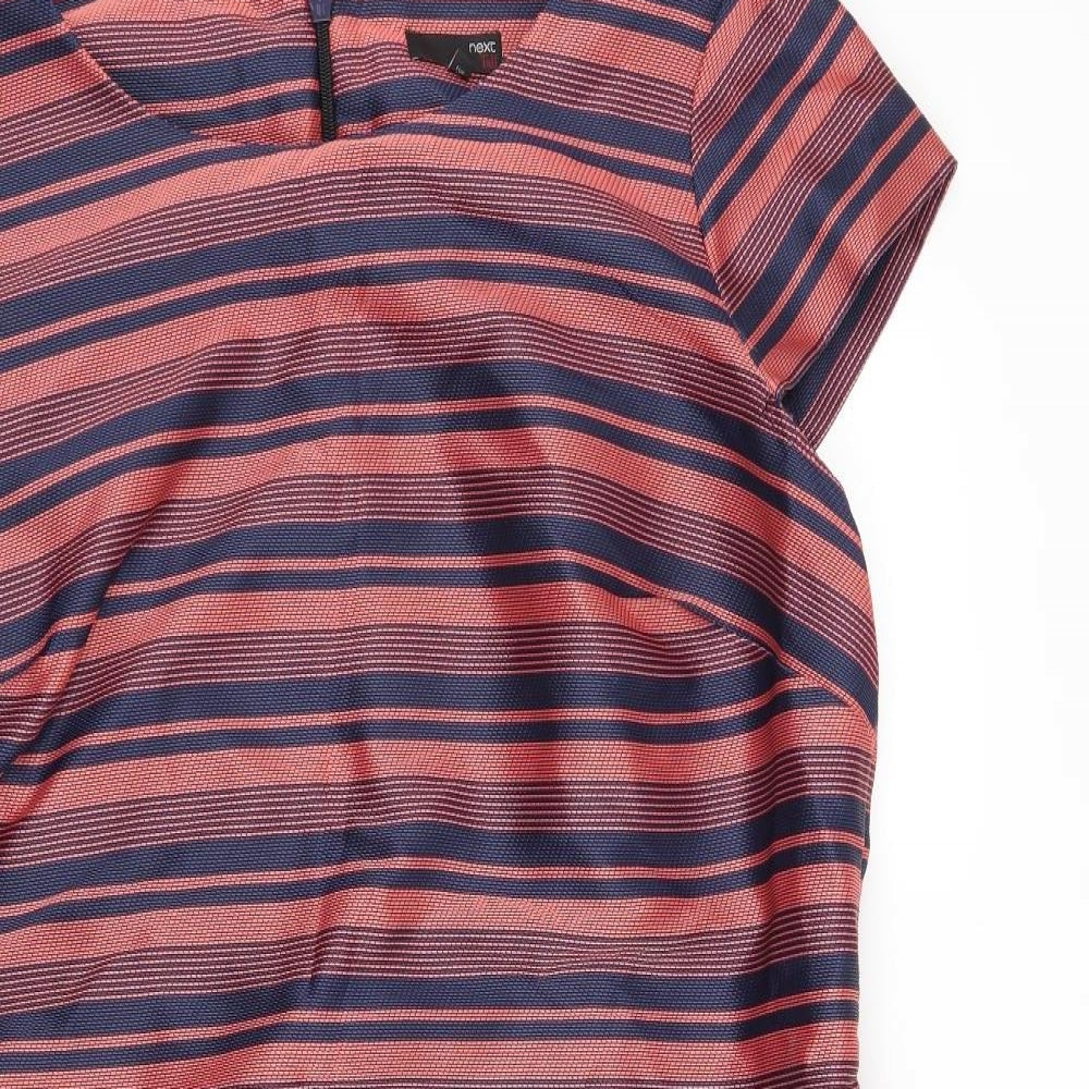 NEXT Womens Blue Striped  A-Line  Size 18