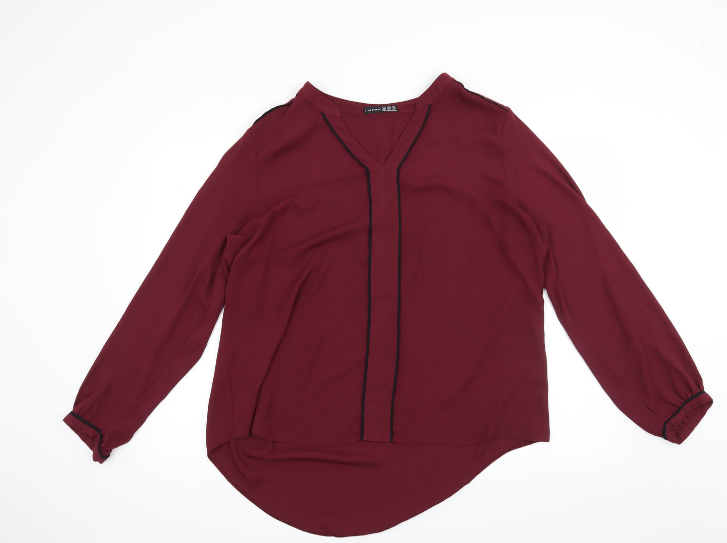 Atmosphere Womens Purple   Basic Blouse Size 18