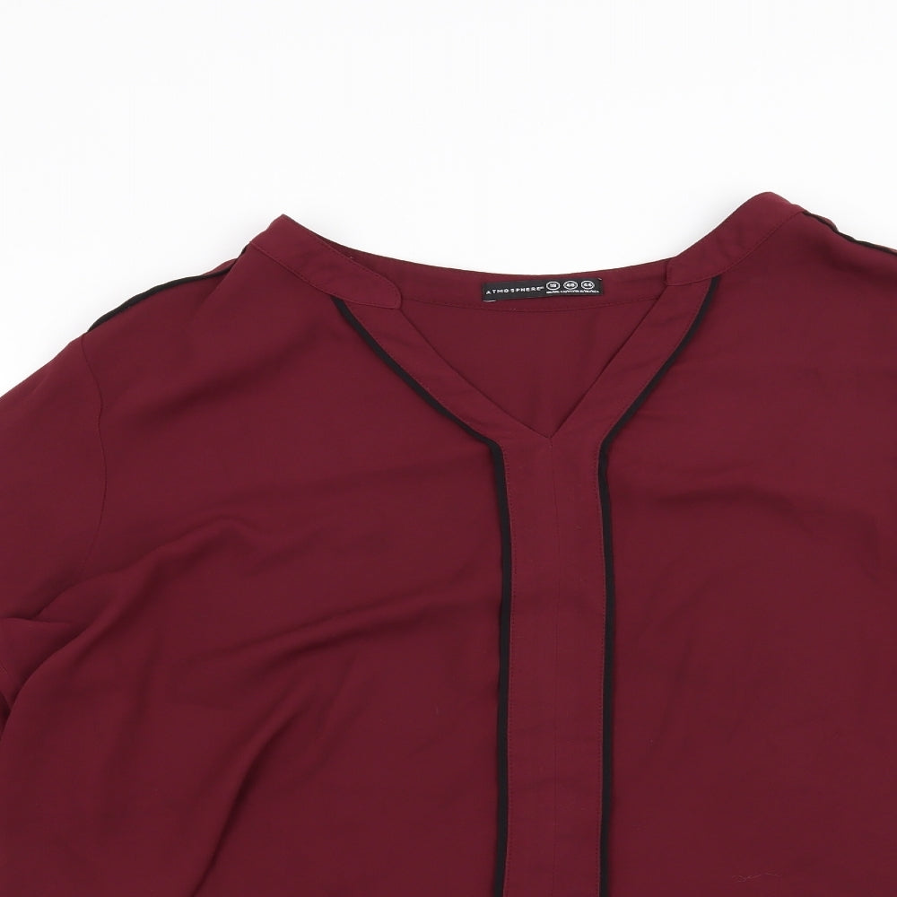 Atmosphere Womens Purple   Basic Blouse Size 18