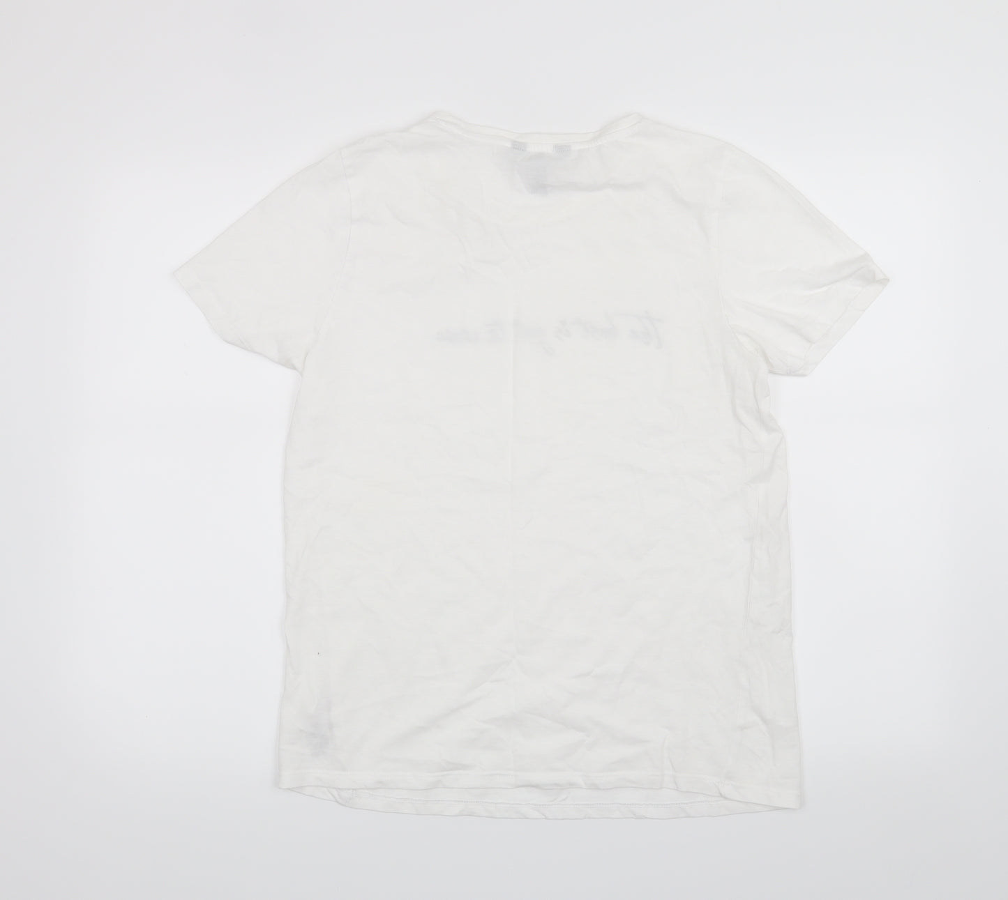 New Look Womens White   Basic T-Shirt Size 14