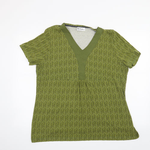 Ulla Popken Womens Green   Basic T-Shirt Size 20