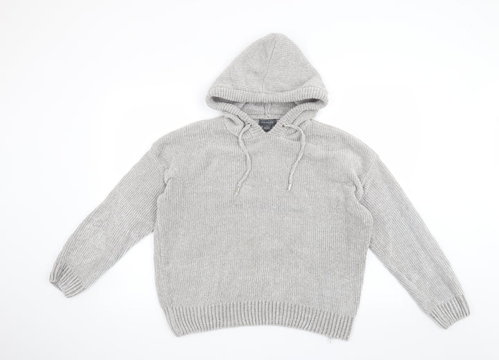 Primark Womens Grey   Pullover Hoodie Size 10