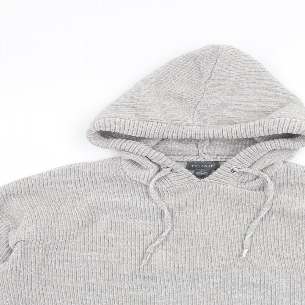 Primark Womens Grey   Pullover Hoodie Size 10