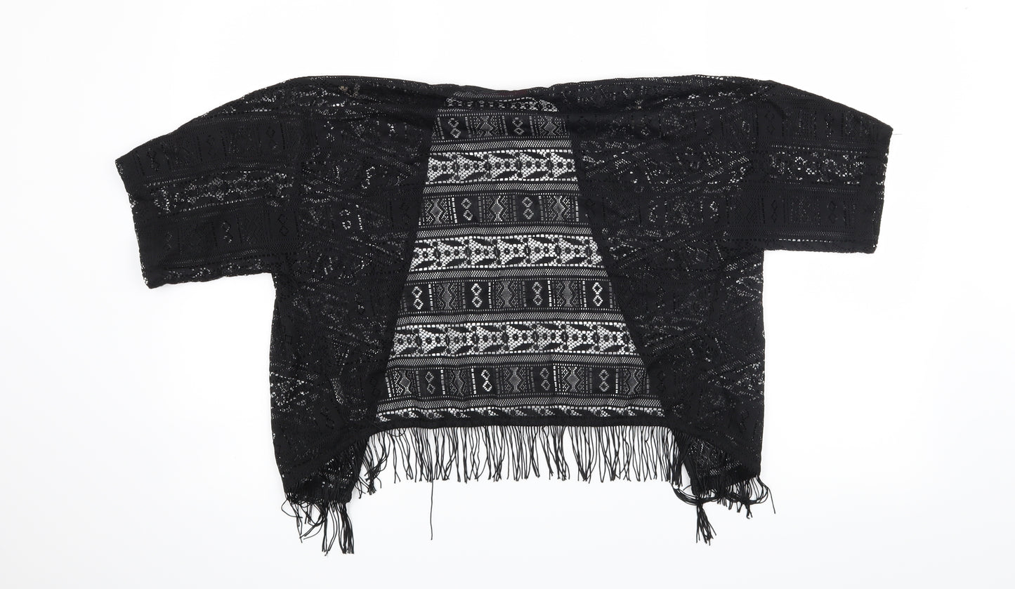 YD Girls Black   Cardigan Jumper Size 10-11 Years