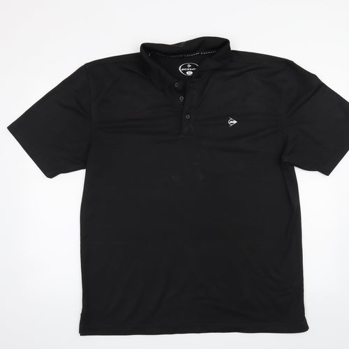 Dunlop Mens Black    T-Shirt Size XL