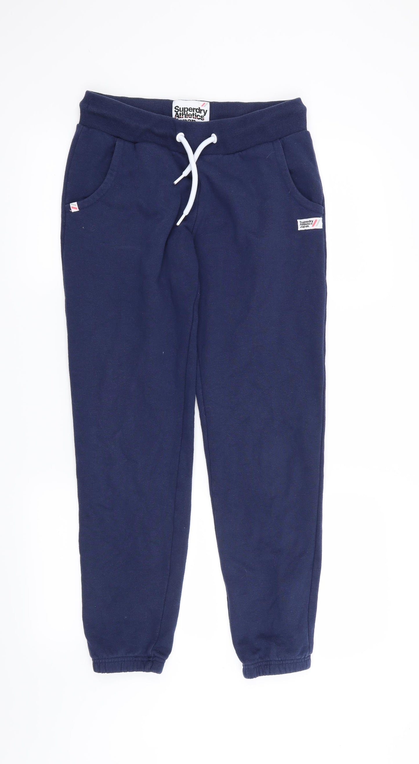 Superdry Womens Blue   Jogger Trousers Size 10 L27 in