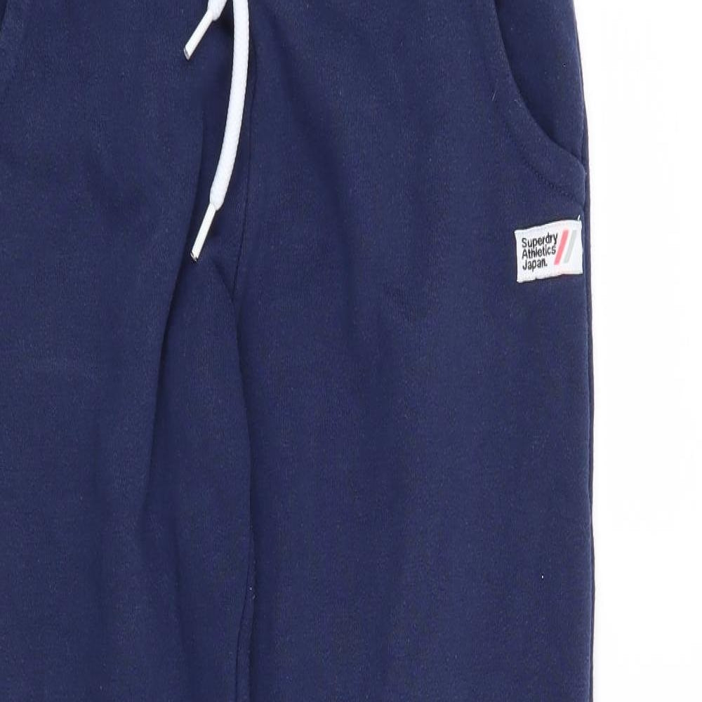 Superdry Womens Blue   Jogger Trousers Size 10 L27 in