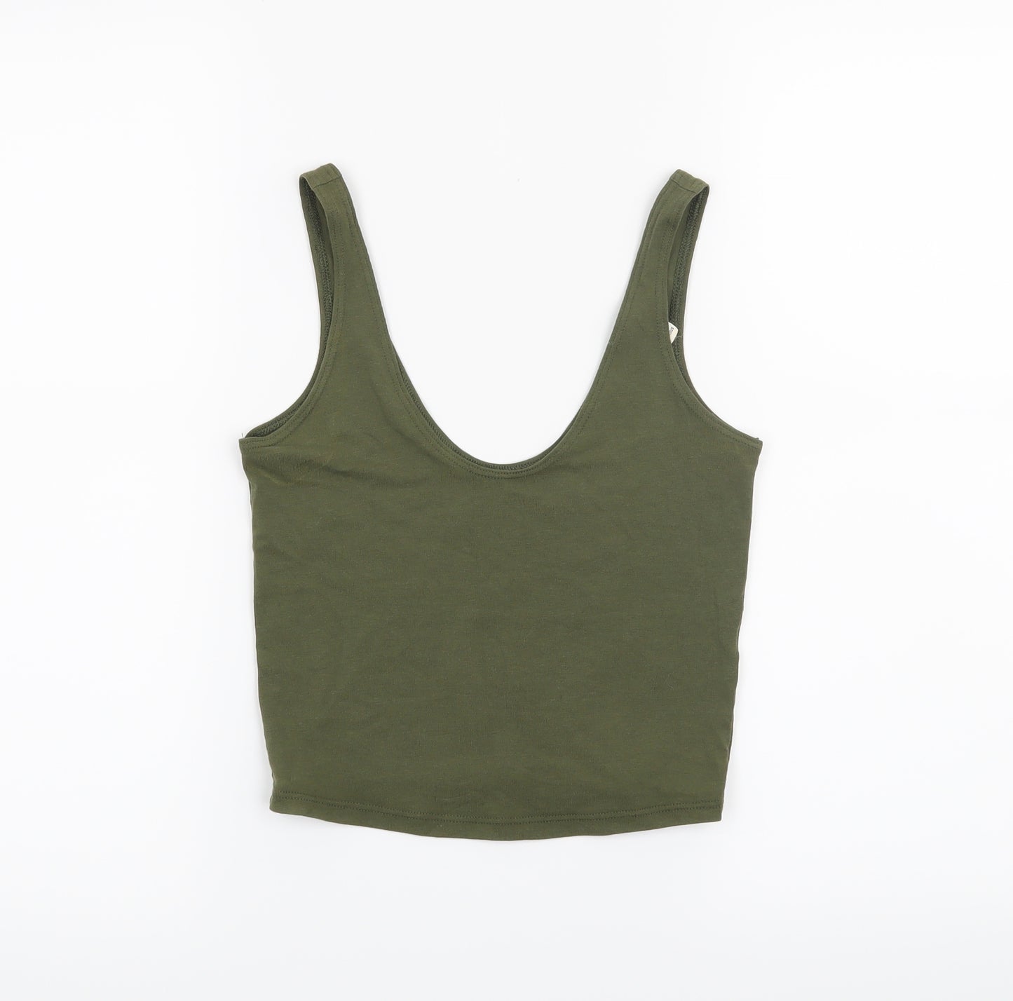 Miss Selfridge Womens Green   Cropped Tank Size 6