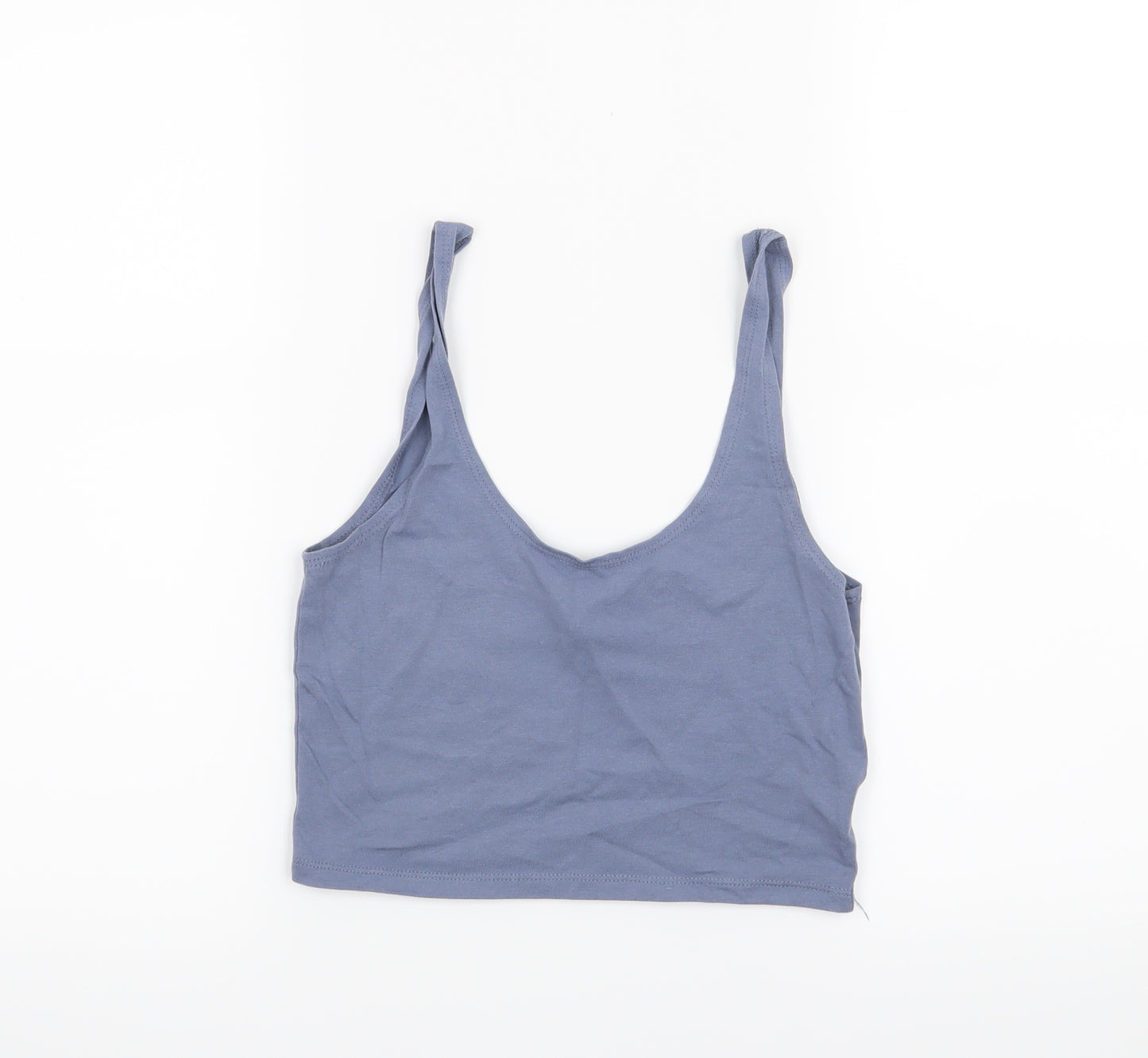 Topshop Womens Blue   Cropped Tank Size 10