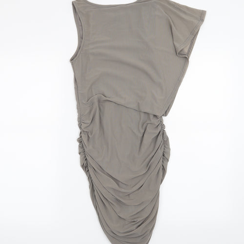 Topshop Womens Grey   Bodycon  Size 8