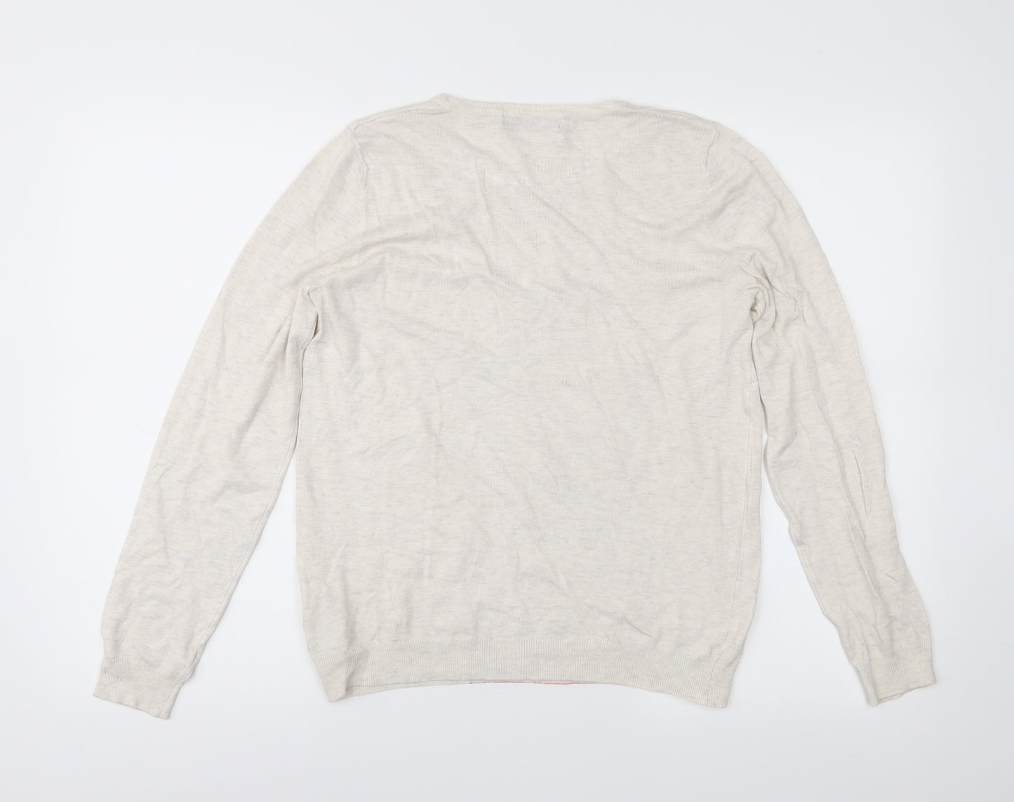 M&S Womens Beige   Pullover Jumper Size 10