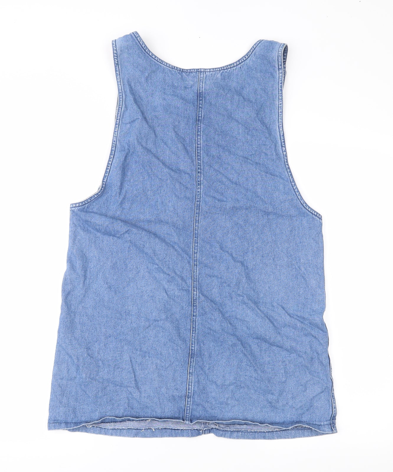 Directives Womens Blue   Pinafore/Dungaree Dress  Size M