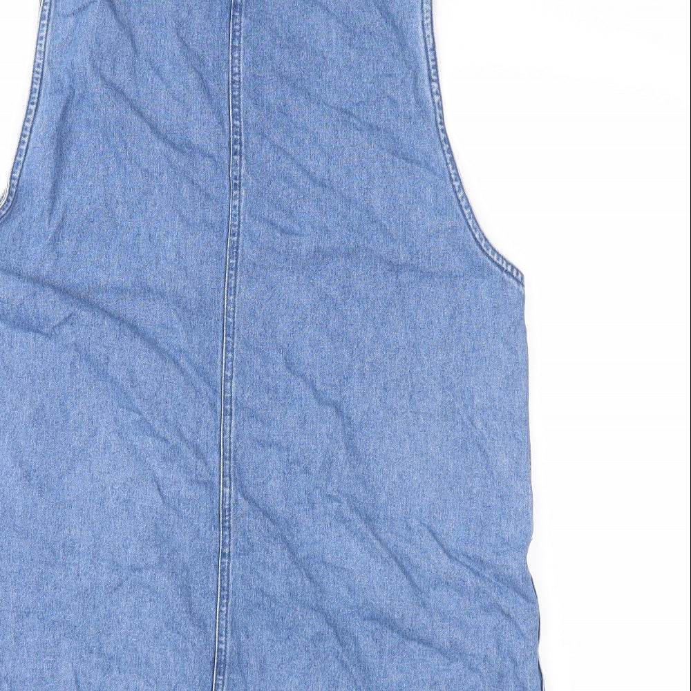 Directives Womens Blue   Pinafore/Dungaree Dress  Size M