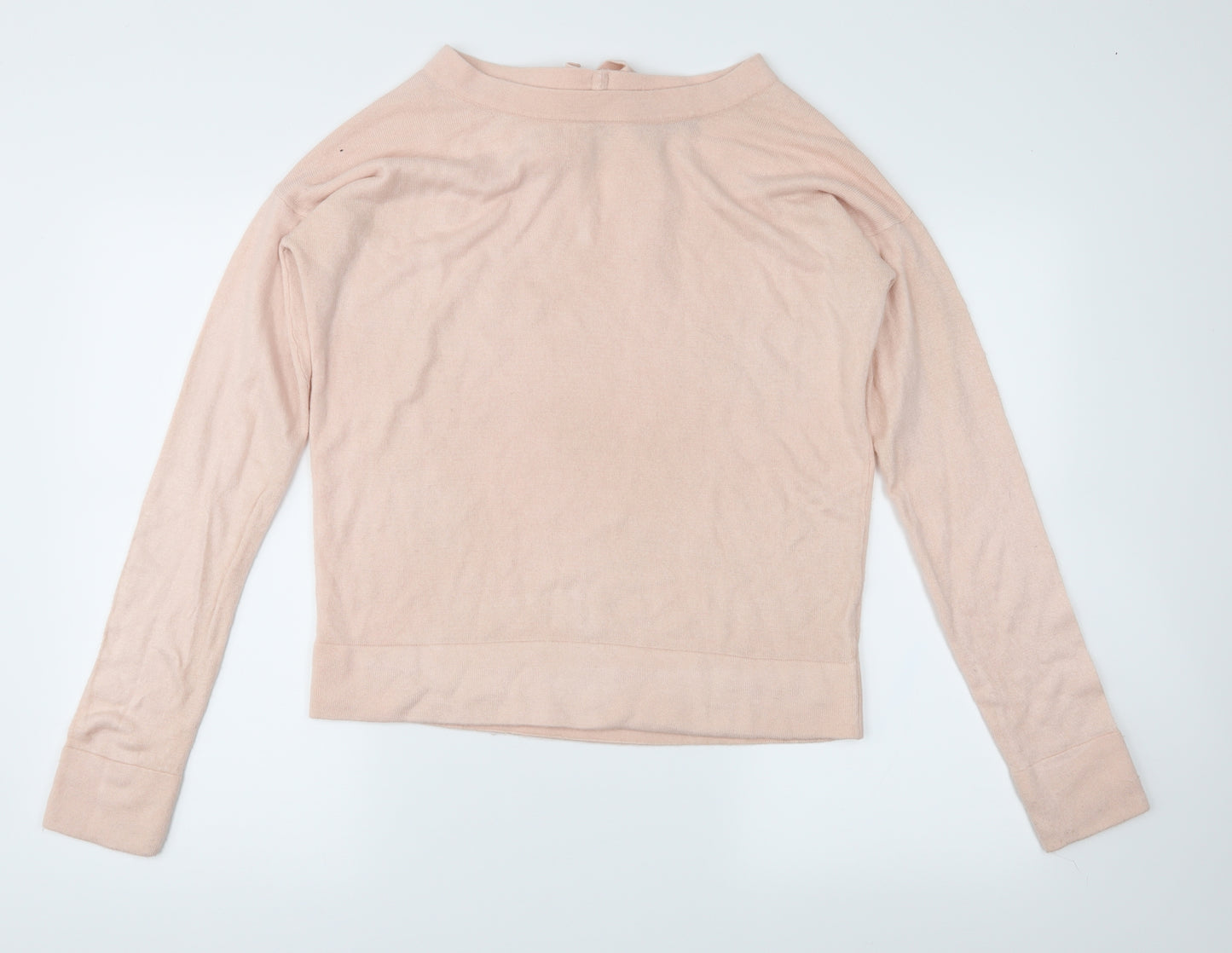 RESERVED Womens Pink Houndstooth  Pullover Jumper Size L