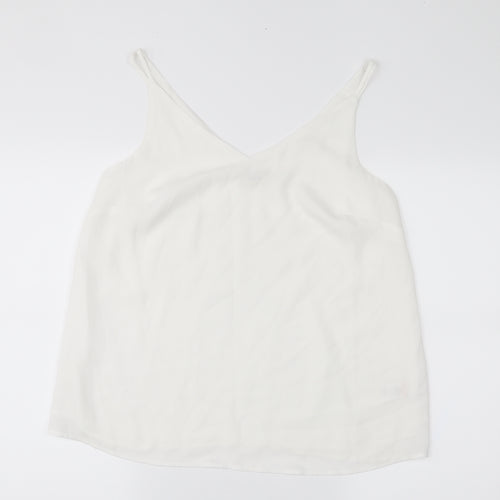 Papaya Womens White   Basic Blouse Size 12
