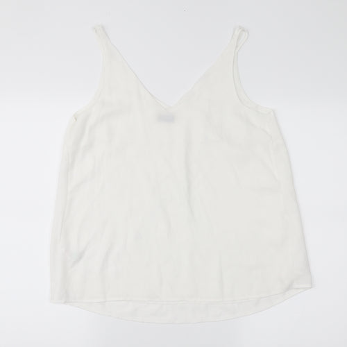 Papaya Womens White   Basic Blouse Size 12