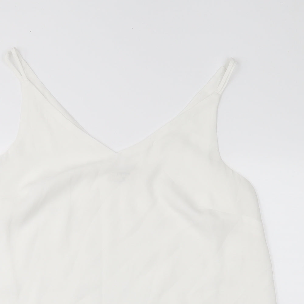 Papaya Womens White   Basic Blouse Size 12