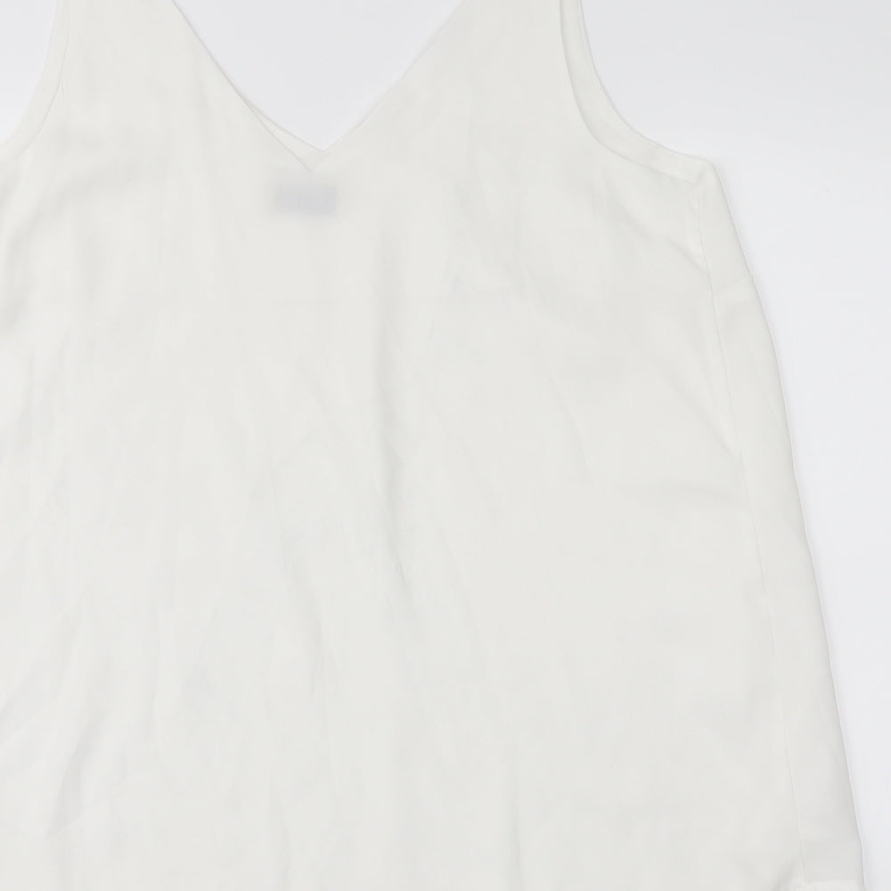 Papaya Womens White   Basic Blouse Size 12