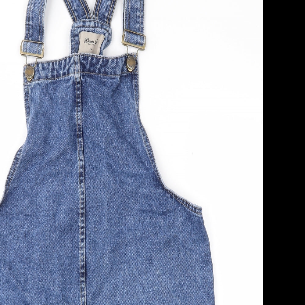 DenimCo Womens Blue   Pinafore/Dungaree Dress  Size 12