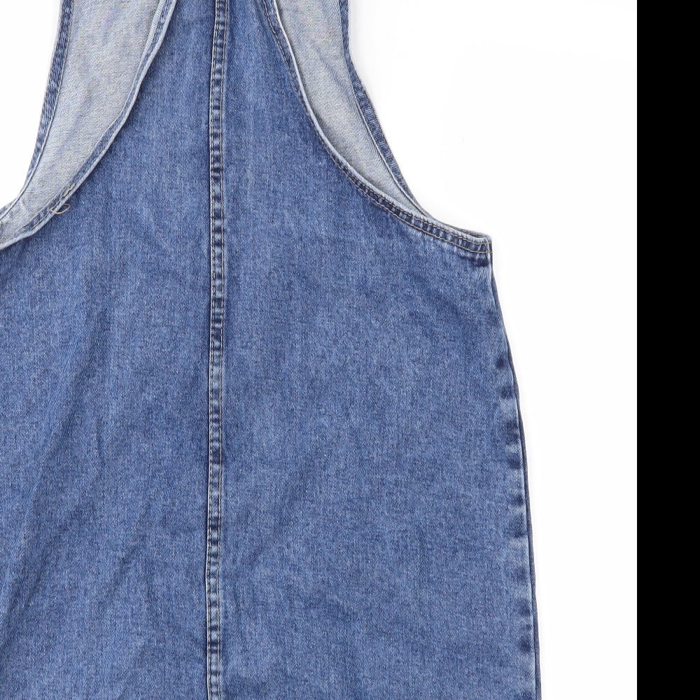 DenimCo Womens Blue   Pinafore/Dungaree Dress  Size 12