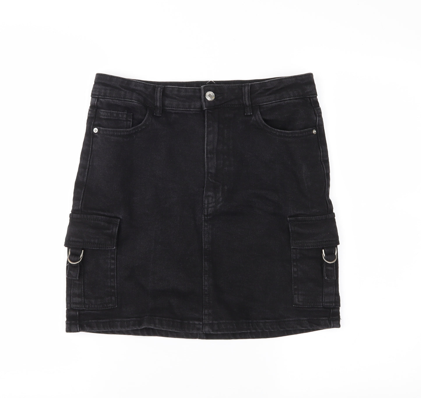 DenimCo Womens Black   Mini Skirt Size 12