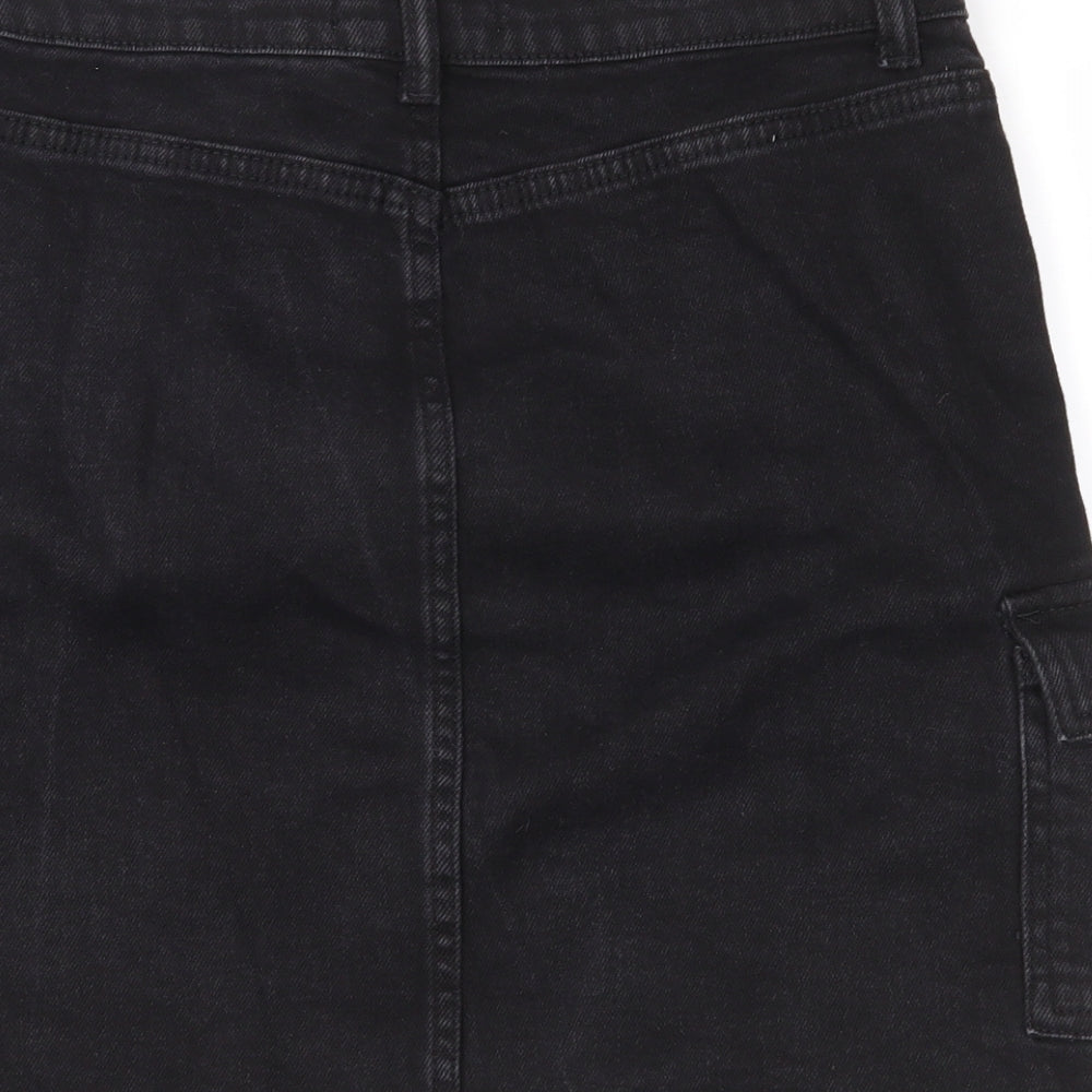DenimCo Womens Black   Mini Skirt Size 12