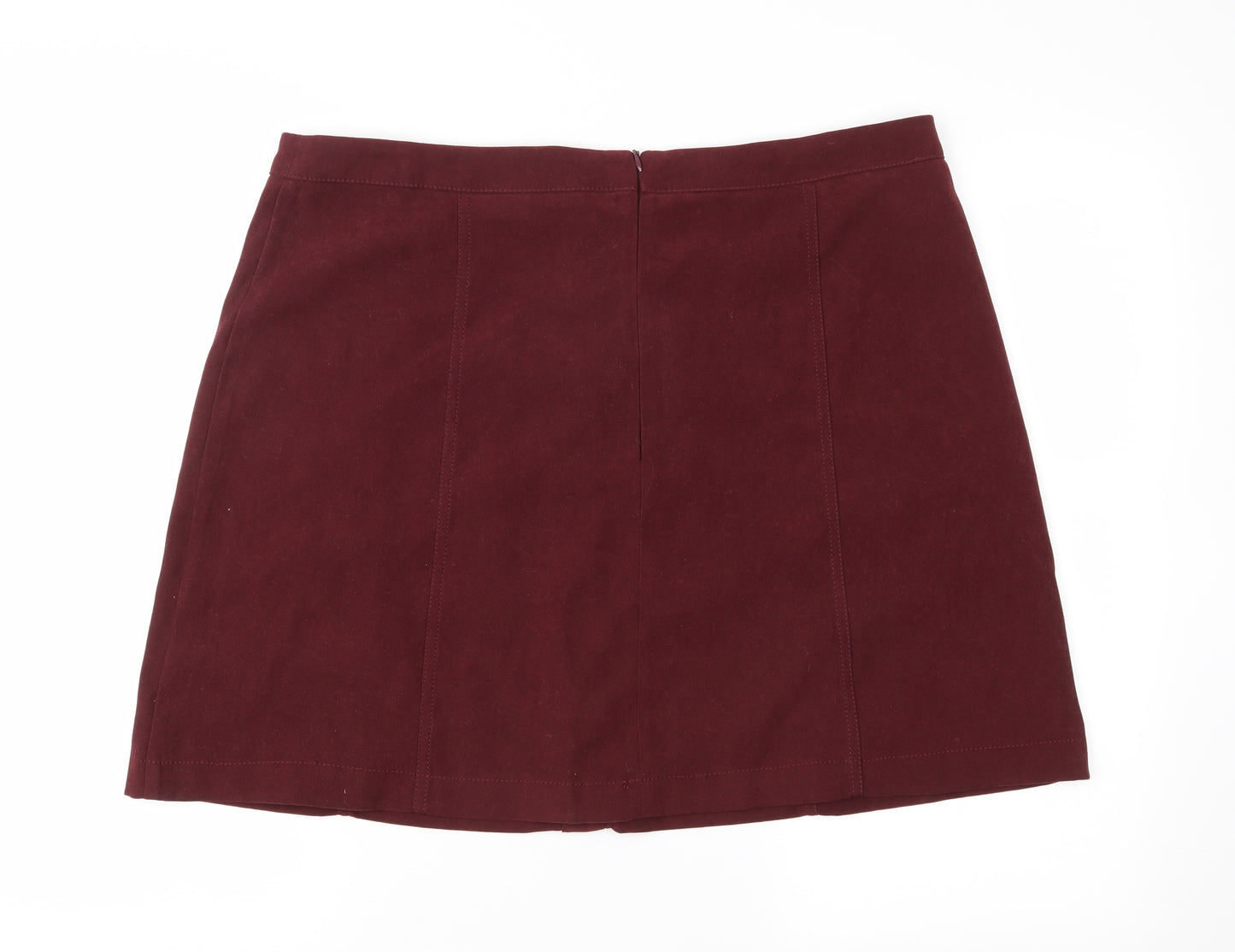 F&F Womens Red   A-Line Skirt Size 18