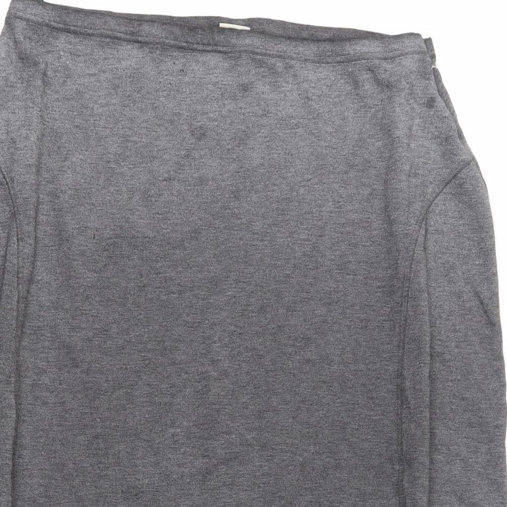 Woolworths Womens Grey   A-Line Skirt Size 18