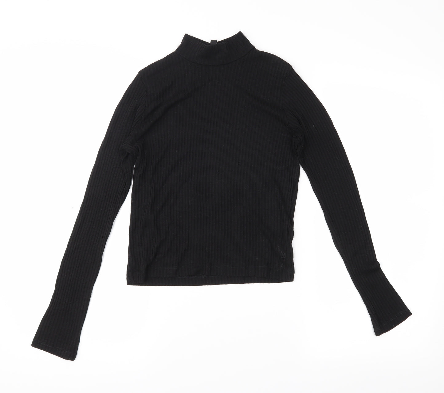 Topshop Womens Black   Basic T-Shirt Size 10