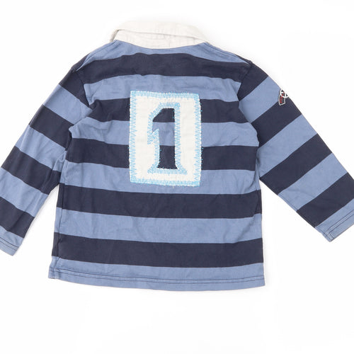 Thomas & Friends Boys Blue Striped  Basic Casual Size 3-4 Years